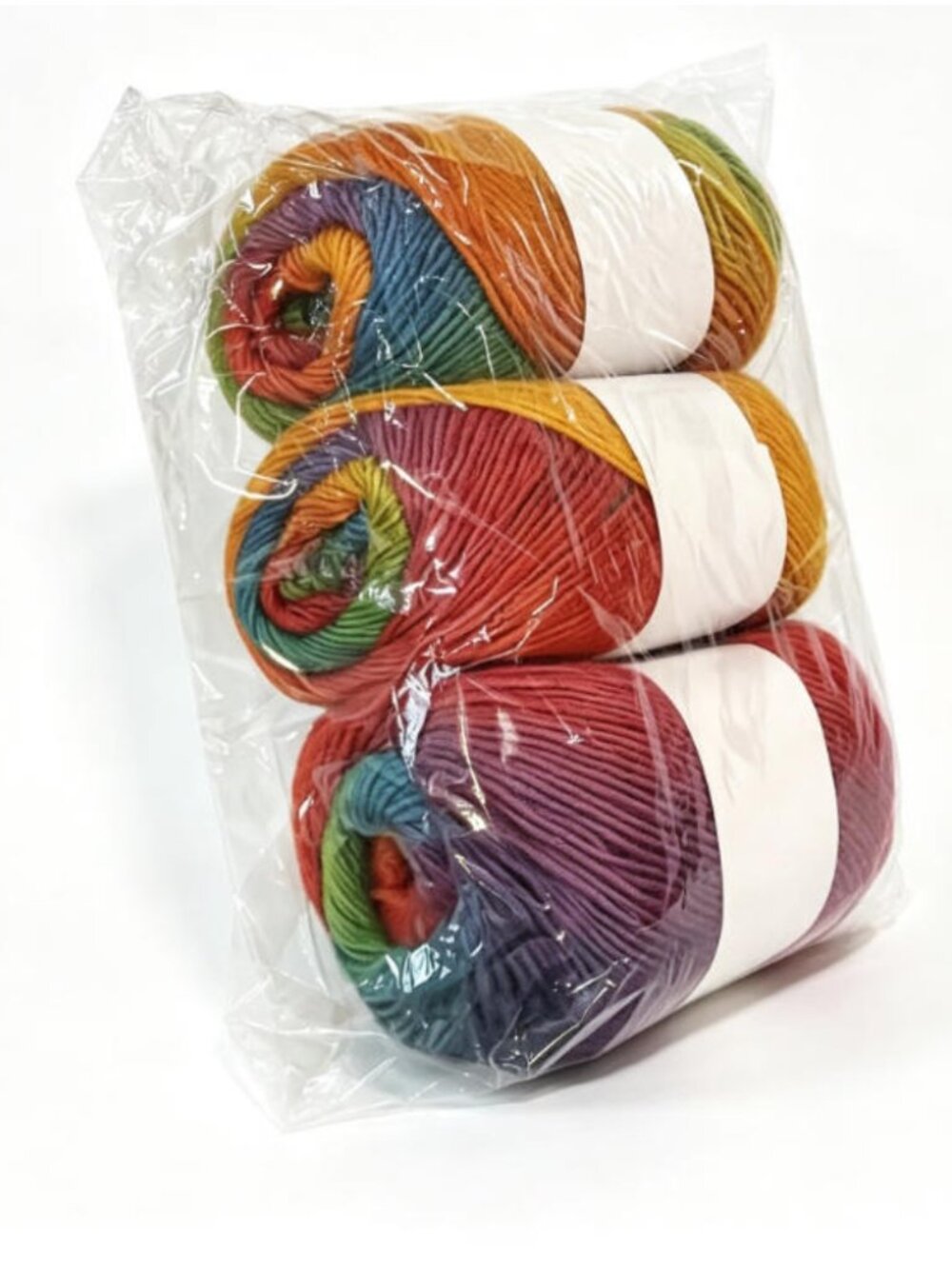 Gradient Color Cake Yarn Multicolor Knitting Crochet Yarn for DIY Craft - Picture 2 of 5